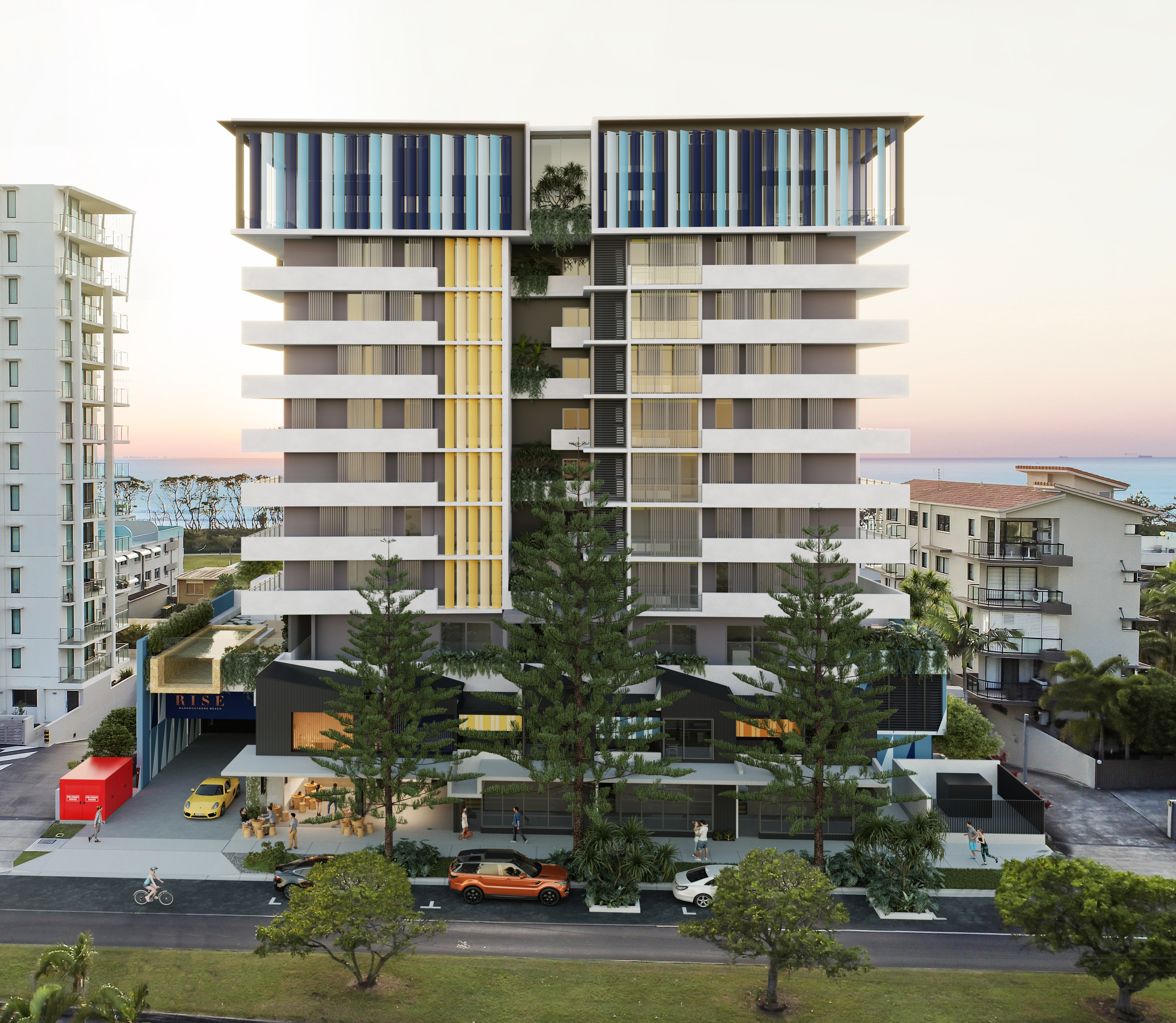 RISE Apartments, Maroochydore - TOMKINS | Commercial and Industrial